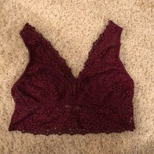 Altar’d state maroon bralette